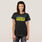 オイスターベイロングアイランドニューヨーク周辺リセン Tシャツ (正面フル)