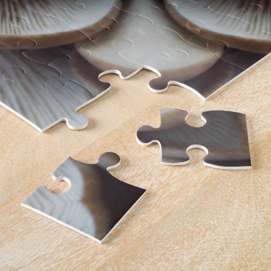 オイスターマッシュルームおもしろいハウス鏡スタイル ジグソーパズル (側面)