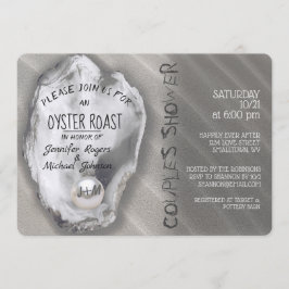 オイスターローストカップルシャワー 招待状