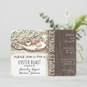 オイスターローストカップルシャワー 招待状 (スタンド正面)