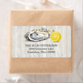 オイスターローストシーフードアド航海のレス ラベル (インサイチュ)