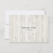 オイスターローストシーフード航海のパーティーRSVP返信 出欠カード (裏面)