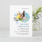 オイスターロースト婚約トーストシーフードパーティー 招待状 (スタンド正面)