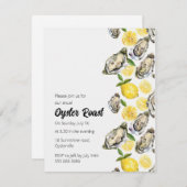 オイスターロースト招待 案内状 (正面/裏面)