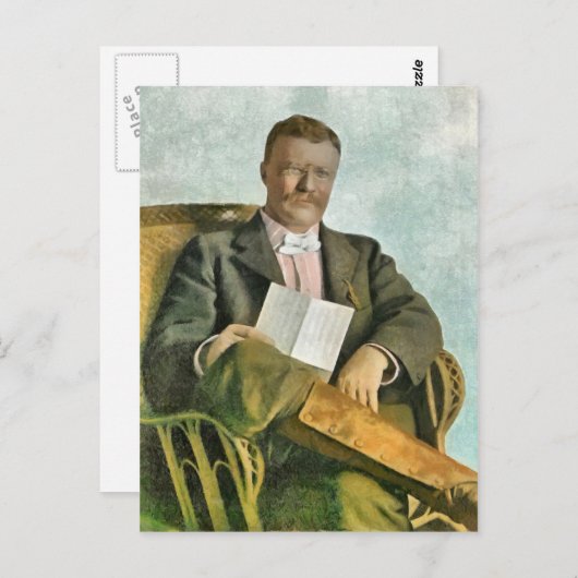 オイスター湾のセオドアのルーズベルト ポストカード (正面/裏面)