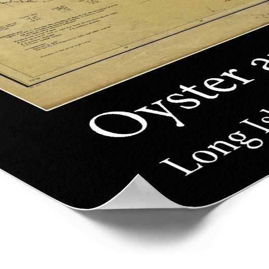 オイスター湾 – 1920 ポスター (角)