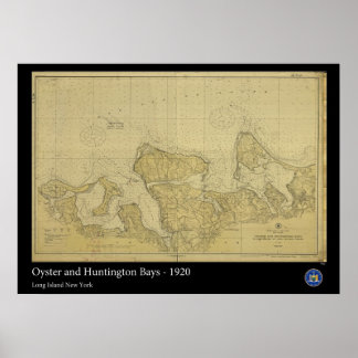 オイスター湾 – 1920 ポスター