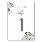 オイスター結婚のテーブル番号 テーブルナンバー (裏面)