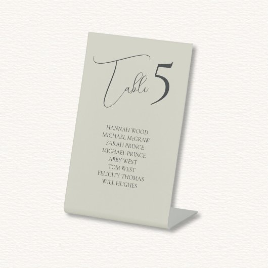 オイスター結婚シェルのテーブル席表カード 台座サイン