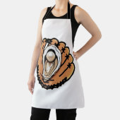 オイスター野球シーフード野球スポーツ愛好家 エプロン (インサイチュ)