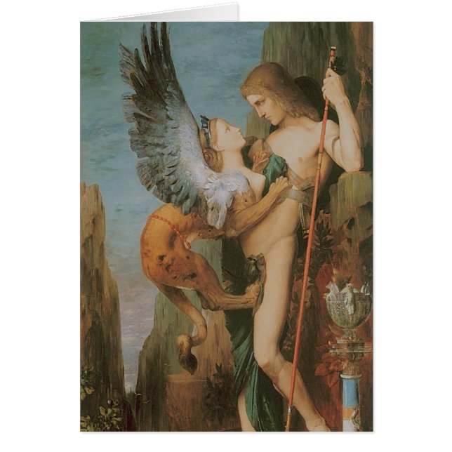 オイディプスおよびスフィンクス (正面)