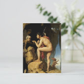 オイディプスおよびスフィンクス1808年 ポストカード (スタンド正面)