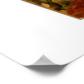 オイディプスとスフィンクスby Gustave Moreau ポスター (角)