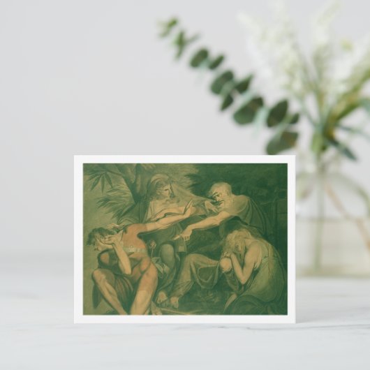 オイディプスは息子ポリニスをカール – "破滅に行く, S ポストカード (スタンド正面)