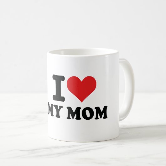 オイディプス"私は私の母を愛している"マグカップ コーヒーマグカップ (正面右)