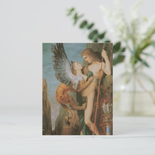 オイデイプスとスフィンクス ポストカード (スタンド正面)