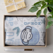 オイトゥザワールドマスクハおもしろいヌッカブルー（ユダヤ教）メノラー 薄葉紙 (ギフト)