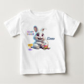 オイバンのイースター・バニー・ベビーTシャツ ベビーTシャツ (正面)