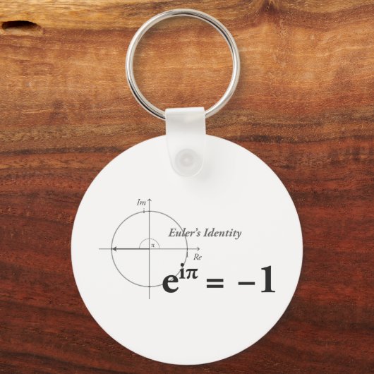 オイラーの等式数式 キーホルダー (正面)
