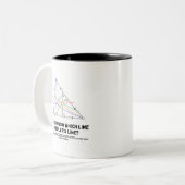 オイラーの線を知っているか?(ジオメトリ) ツートーンマグカップ (正面左)