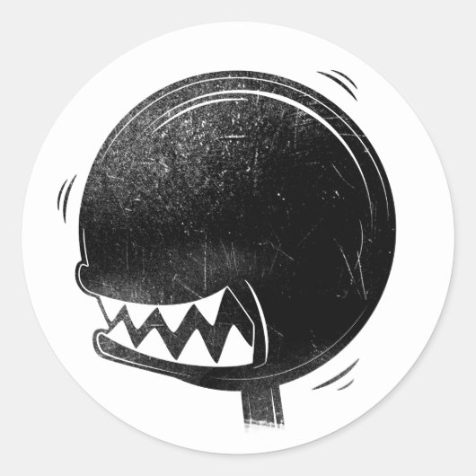 オイラーズシフトノブヘッド ラウンドシール (正面)