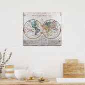 オイラーワールドマップ ポスター (キッチン)