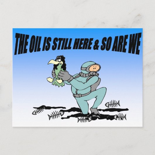 オイルはまだここにある ポストカード (正面)