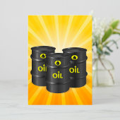 オイルドラム 招待状