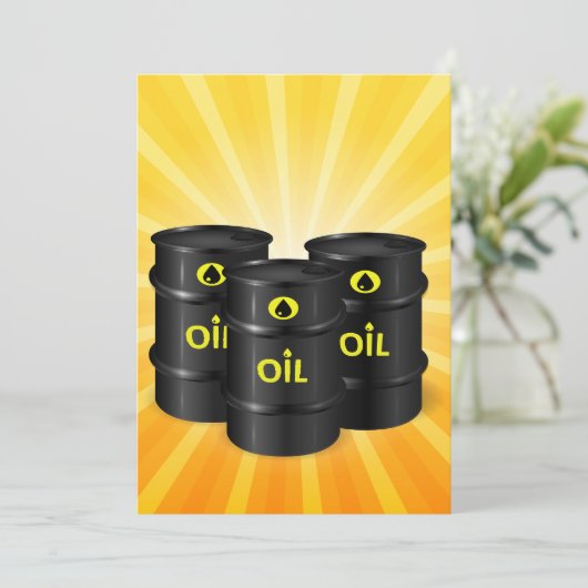 オイルドラム 招待状 (スタンド正面)