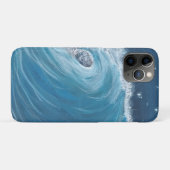 オイルパステル波のスマホケース Case-Mate iPhoneケース (裏面(横))