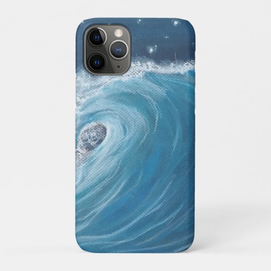 オイルパステル波のスマホケース Case-Mate iPhoneケース (裏)