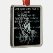 オイルフィールド祈りの言葉ルニオン メタルオーナメント (右)