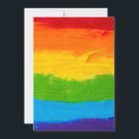 オイルペイント レインボー LGBT インビテーション – 大胆なプライド<br><div class="desc">オイルペイント レインボー LGBT インビテーション – 大胆なペイントストローク パーティー招待状

このオイルペイント レインボー LGBT インビテーションで、力強いメッセージを伝えましょう！ LGBT のプライドを称える鮮やかな虹の筆致が特徴の、このカスタマイズ可能なインビテーションは、プライドパーティー、結婚式、結婚記念日、シャワー、またはその他のインクルーシブなイベントに最適です。標準的な 5″×7″のポートレートまたはランドスケープフォーマットで、プレミアムマットカードストックにフルブルードで印刷され、白色の封筒が付属しています。 Zazzleの直感的なエディターを使用して、名前、日付、会場、特別なメッセージなどの封筒とカードのテキストを簡単にパーソナライズできます。 スタイルと大胆な色で、統一、愛、誠実さを祝いましょう！</div>