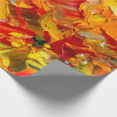 オイル塗装フィンのクローズアップマクロのテクスチャフラグメント ラッピングペーパー (角)