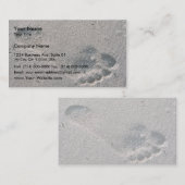 オイル足プリント 名刺 (正面/裏面)