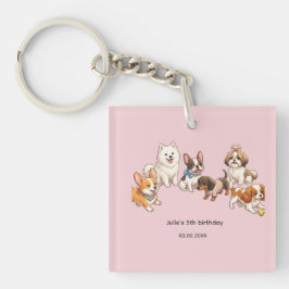 オイワイの犬の誕生日 キーホルダー