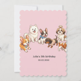オイワイの犬の誕生日 サンキューカード