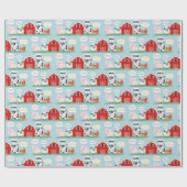 オインクバアバモーンファームバースデーパーティー ラッピングペーパー (フラット)