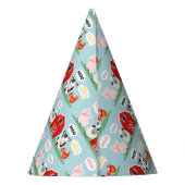 オインクバアバモーンファーム誕生日キッズ パーティーハット (裏面)