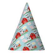 オインクバアバモーンファーム誕生日キッズ パーティーハット (左)