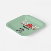 オインバモーア第2期バースデーファームアニマルキッズ ペーパープレート (傾斜あり)