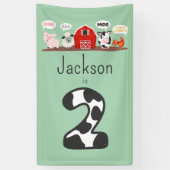 オインバモーア第2期バースデーファームアニマルキッズ 横断幕 (縦)