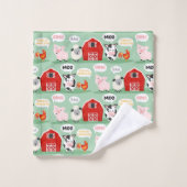 オインバモーア・コックア・ドードル・ド・ファーム・キッズ バスタオルセット (ウォッシュタオル)