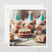 オイン!オイン!すべてのパーティー動物を呼び出す,ファーム招待状 招待状 (正面/裏面)