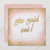 「オイ・インビテーション・パール」 招待状 (正面/裏面)