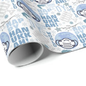 オイ・トゥ・ザ・ワールドおもしろいムスク・ハヌッカブルー（ユダヤ教）メノラー ラッピングペーパー (ロールコーナー)