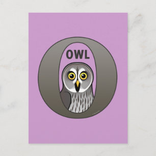 オウはフクロウだ ポストカード