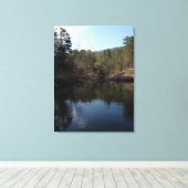 オウアチタアーカンソー湖 キャンバスプリント (インサイチュ (ウッドフロア))