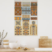 オウェン・ジョーンズによるニネヴェとペルシアのヴィンテージ装飾 ポスター (キッチン)