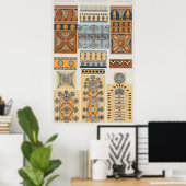 オウェン・ジョーンズによるニネヴェとペルシアのヴィンテージ装飾 ポスター (ホームオフィス)